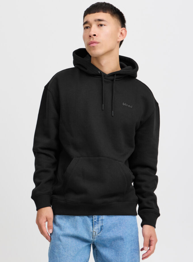 HOODIE SWEATSHIRT - 20712536 - BLACK
