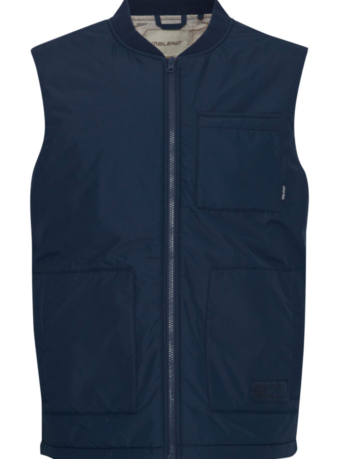 PUFFER VEST - 20717473 - DARK BLUE
