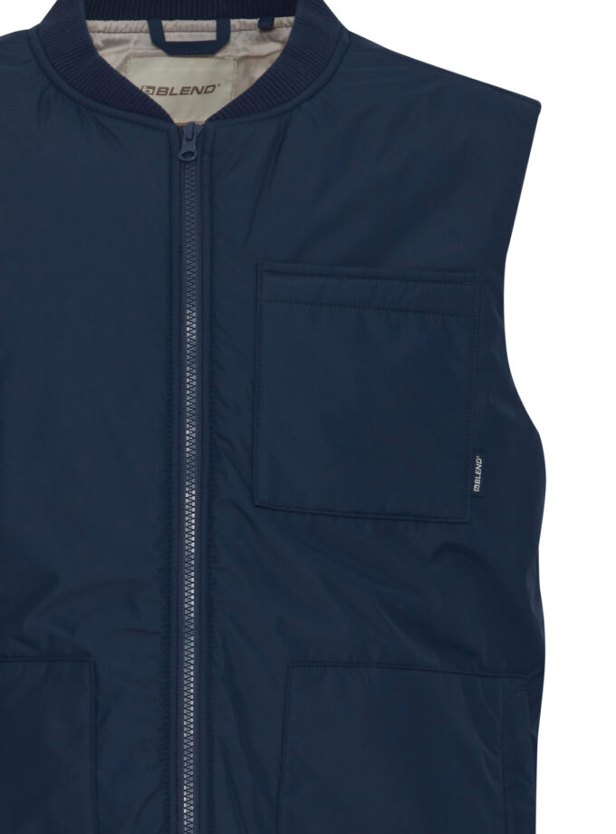PUFFER VEST - 20717473 - DARK BLUE