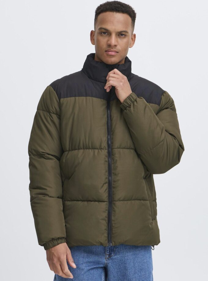 PUFFER - 20718468 - KHAKI  WITH BLACK