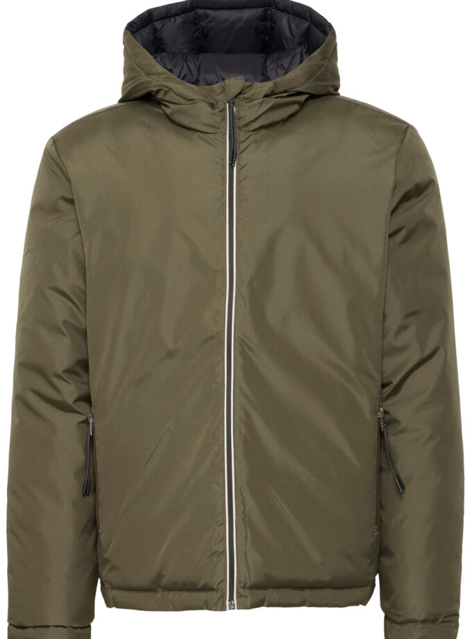 PUFFER - 20718489 - BLACK WITH KHAKI