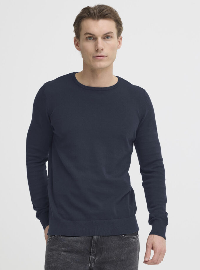 KNITWEAR  SWEATER- 20720233 - DARK BLUE