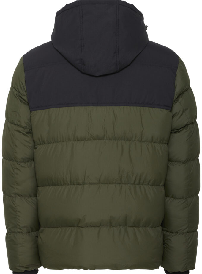 PUFFER - 20720447 - KHAKI WITH BLACK