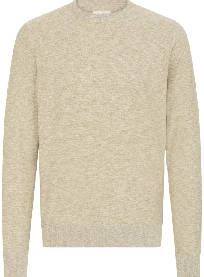 KNIT SWEATER - 20720453 - BEIGE MELANGE