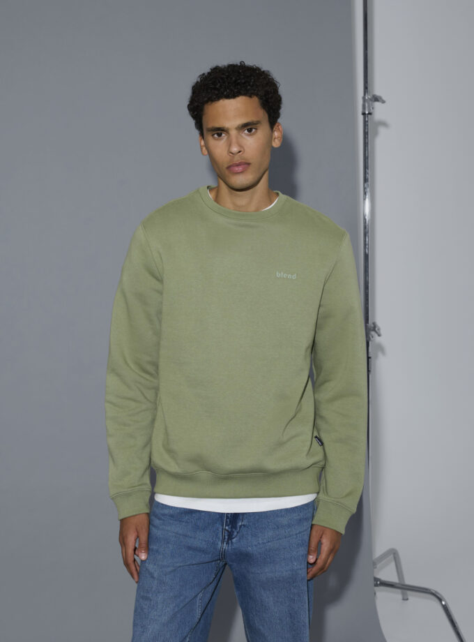 CREWNECK SWEATSHIRT - 20712522 - KHAKI