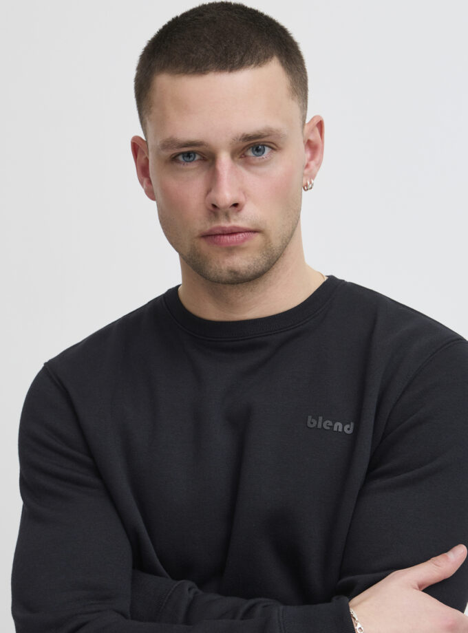 CREWNECK SWEATSHIRT - 20712522 - DARK BLUE