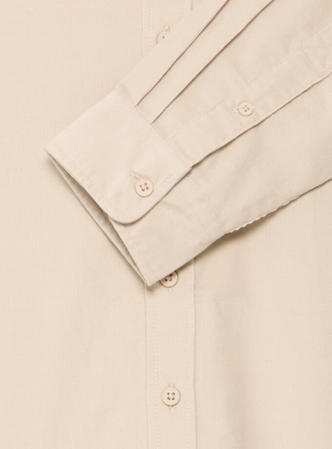 CORDUROY SHIRT - 20718431 - ECRU