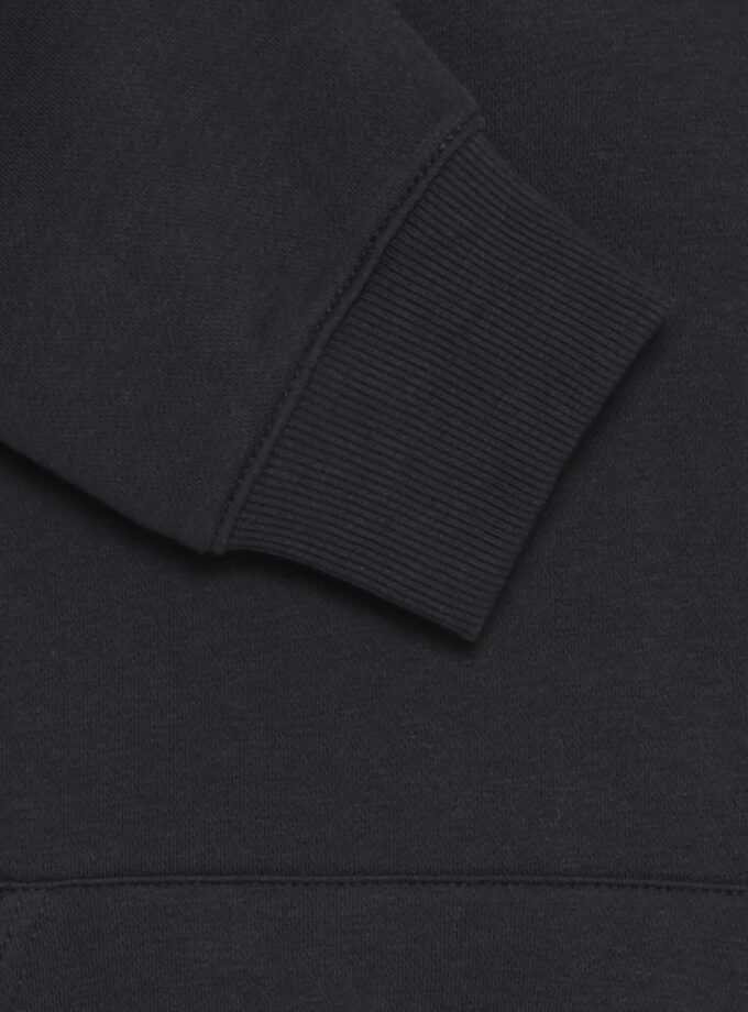 HOODIE - 20718482 - OFF BLACK