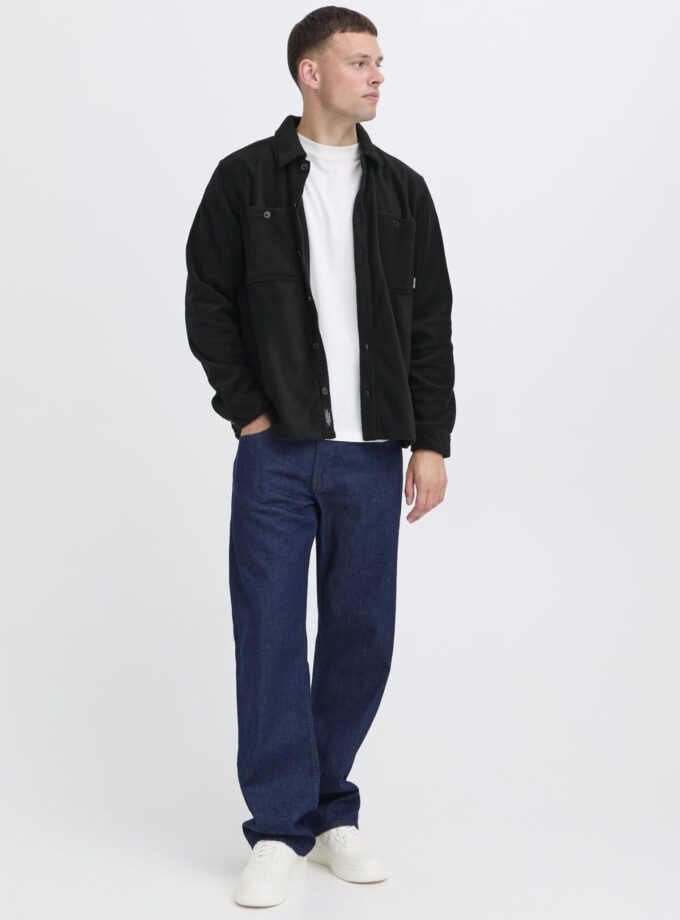 FLEECE SHIRT - 20718557 - BLACK