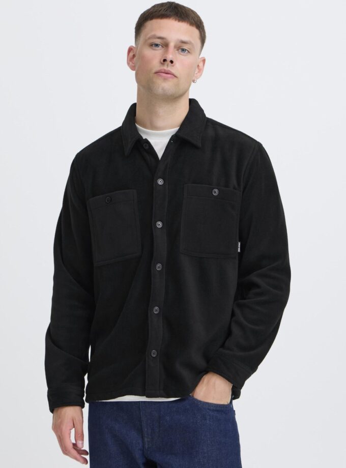 FLEECE SHIRT - 20718557 - BLACK