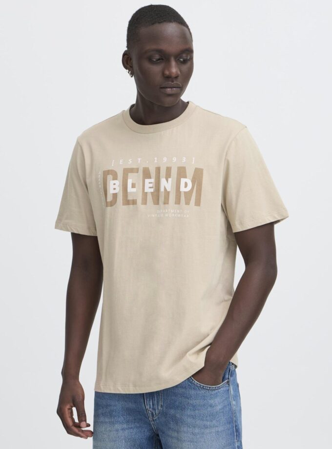 T- SHIRT- 20718610 - BEIGE
