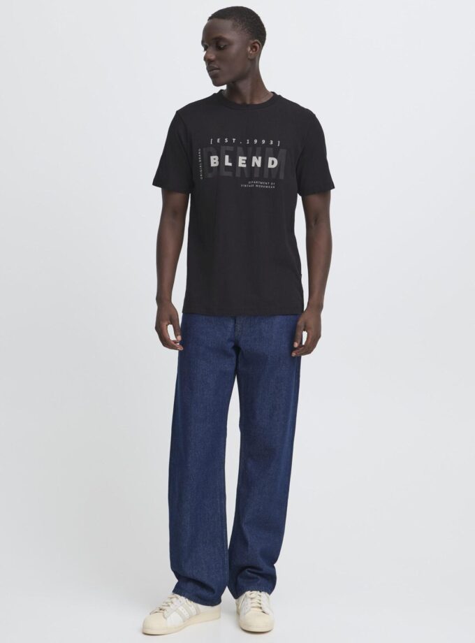 T- SHIRT- 20718610 -OFF BLACK