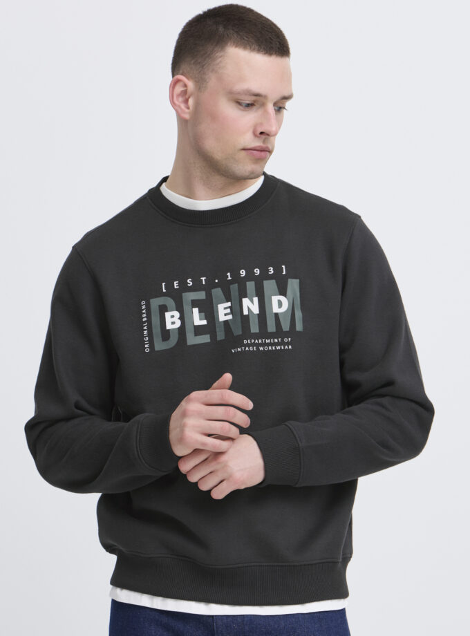 CREWNECK SWEATSHIRT - 20718720 - OFF BLACK