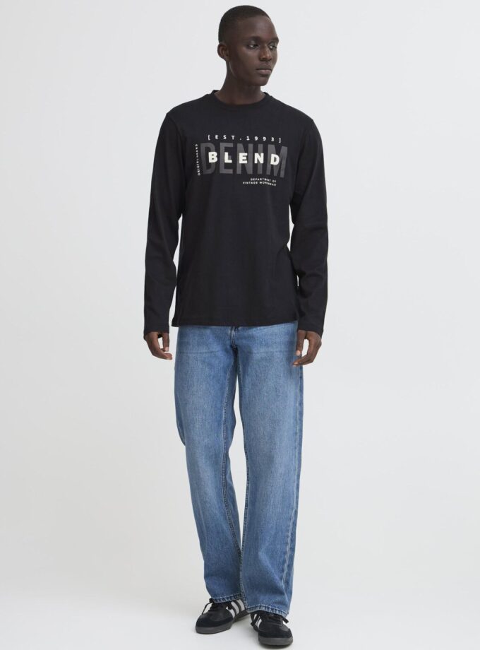 LONG SLEEVE - 20718893 - OFF BLACK