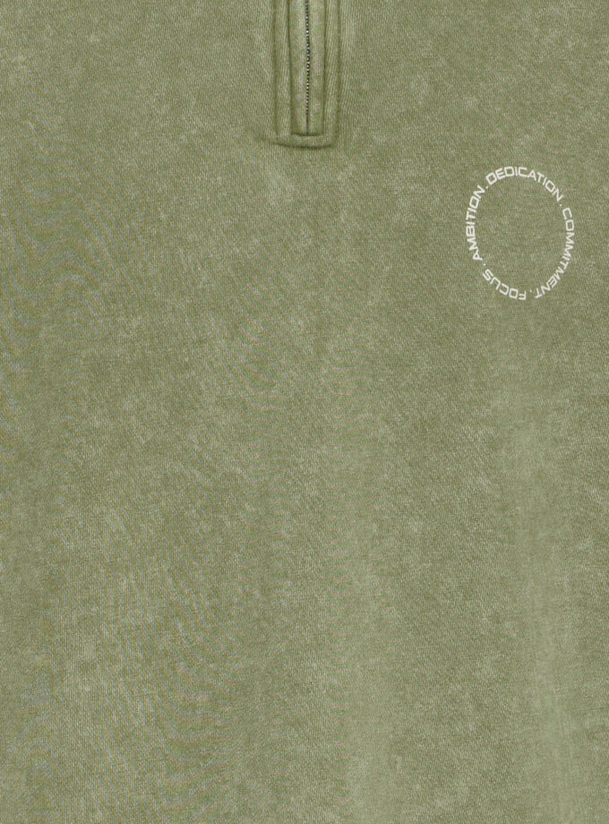 HALP - ZIP SWEATSHIRT - 20720452 - KHAKI