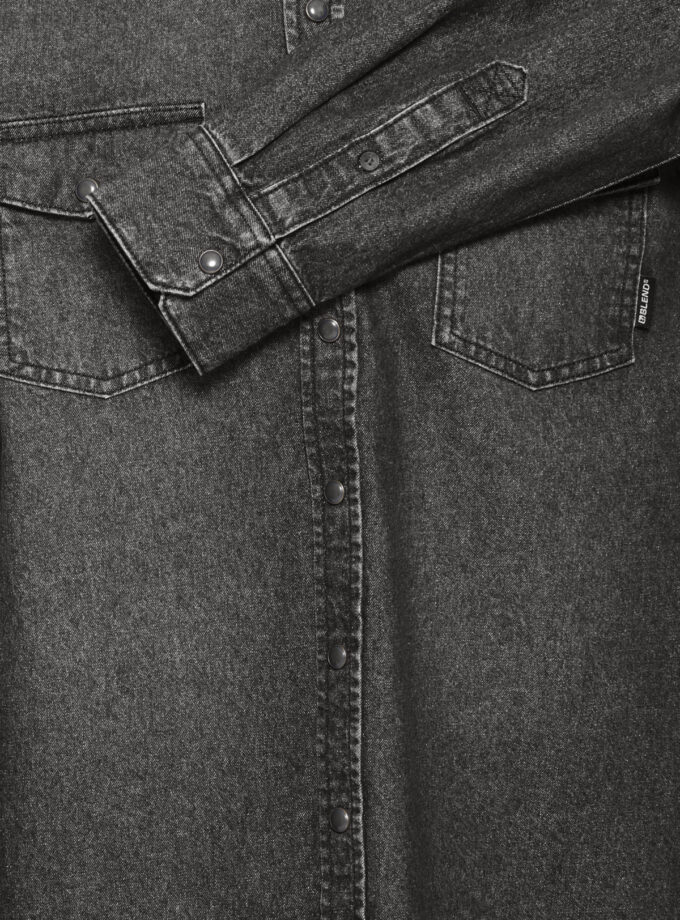 DENIM SHIRT - 20718543 - GREY