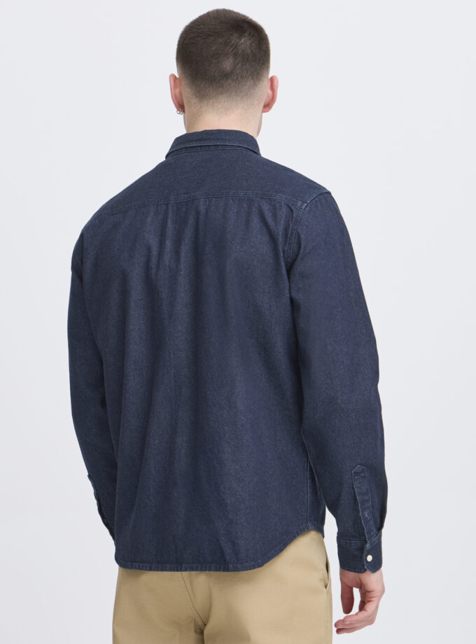 DENIM SHIRT - 20718543 - DARK BLUE