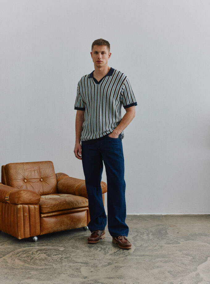 DENIM LOOSE FIT - 20720228 - DARK BLUE