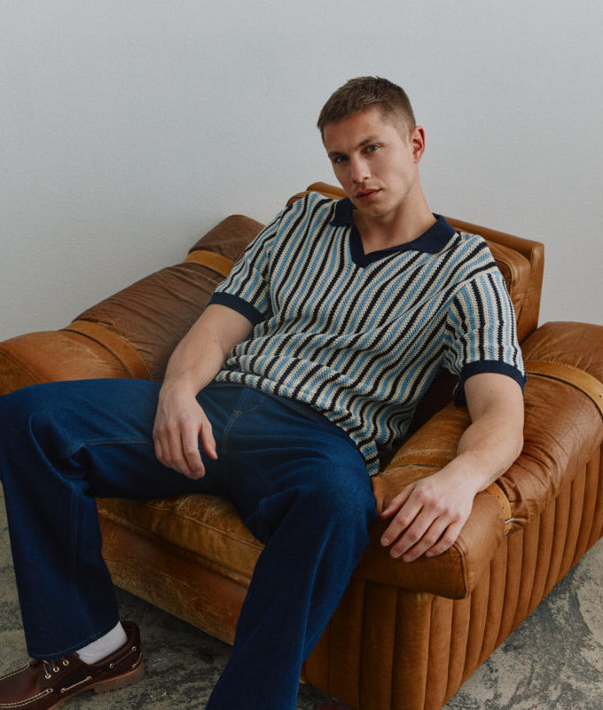 DENIM LOOSE FIT - 20720228 - DARK BLUE