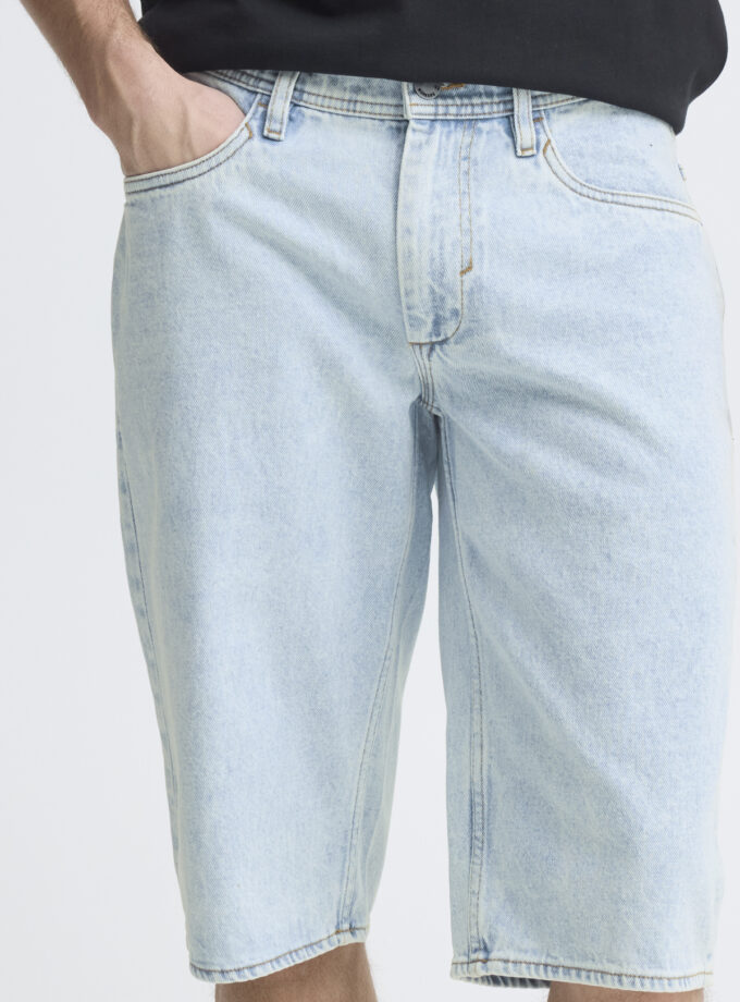 DENIM SHORTS LOOSE FIT - 20720244 - LIGHT BLUE