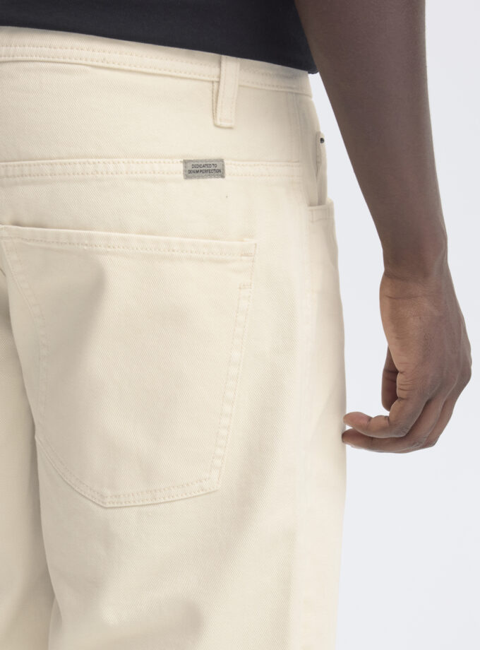 DENIM SHORTS LOOSE FIT - 20720244 - ECRU